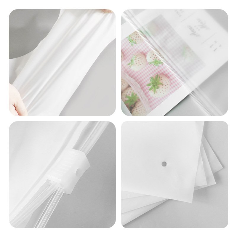 Frosted Zip Lock Bags
